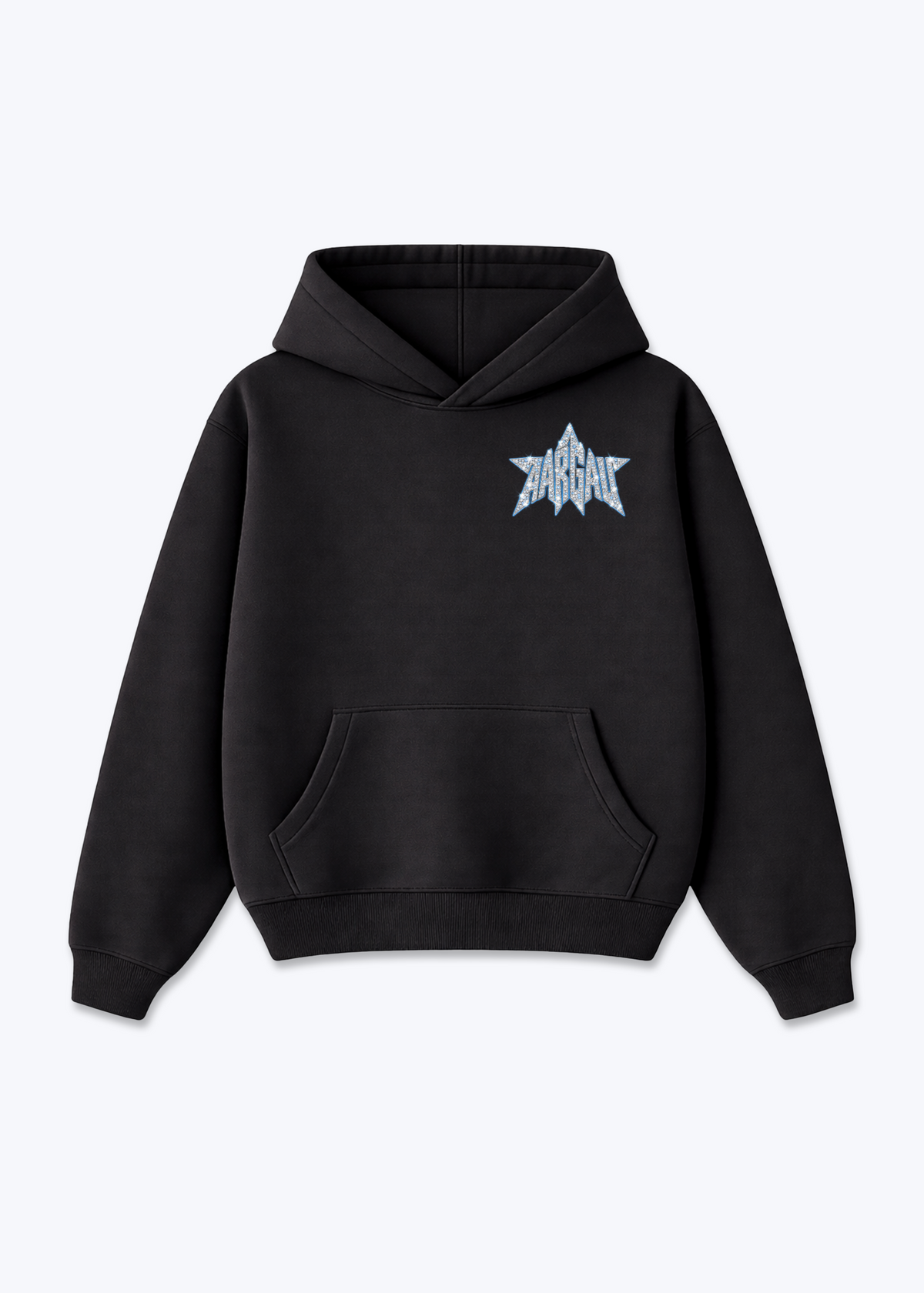 Aargau Diamonds Oversized Hoodie - Black Front (Designed)