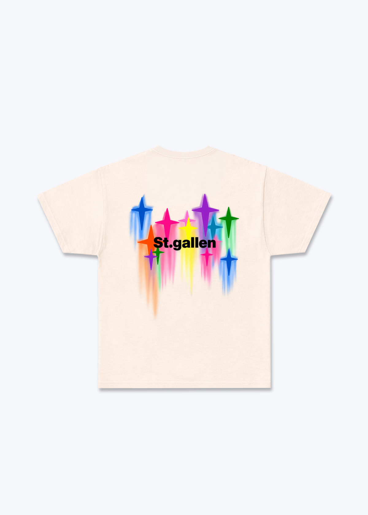 St.Gallen Stars Basic T-Shirt - Beige Back (Designed)