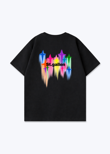St.Gallen Stars Oversized T-Shirt - Black Back (Designed)
