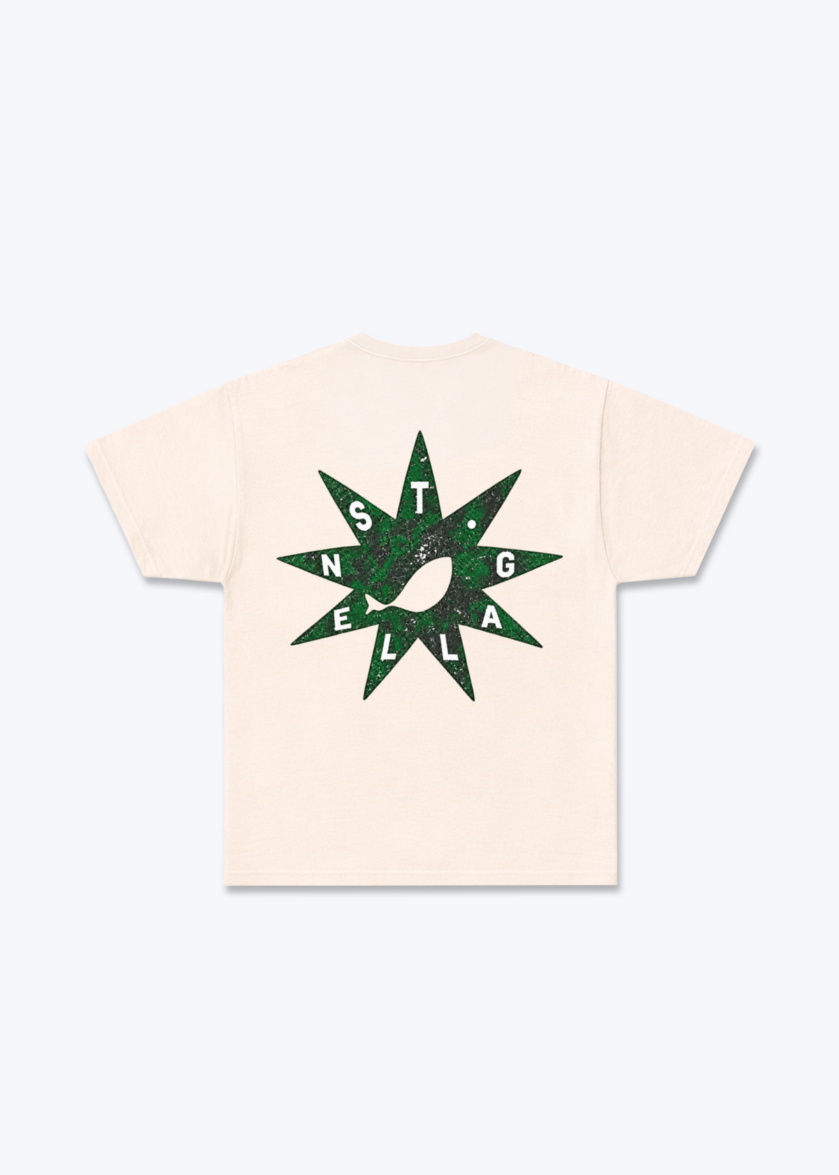 St.Gallen Eye Basic T-Shirt - Beige Back (Designed)