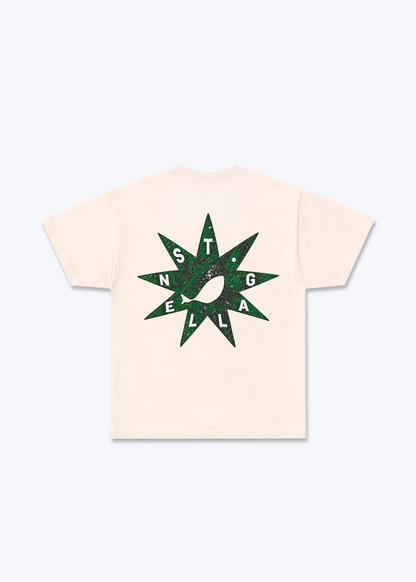 St.Gallen Eye Basic T-Shirt - Beige Back (Designed)