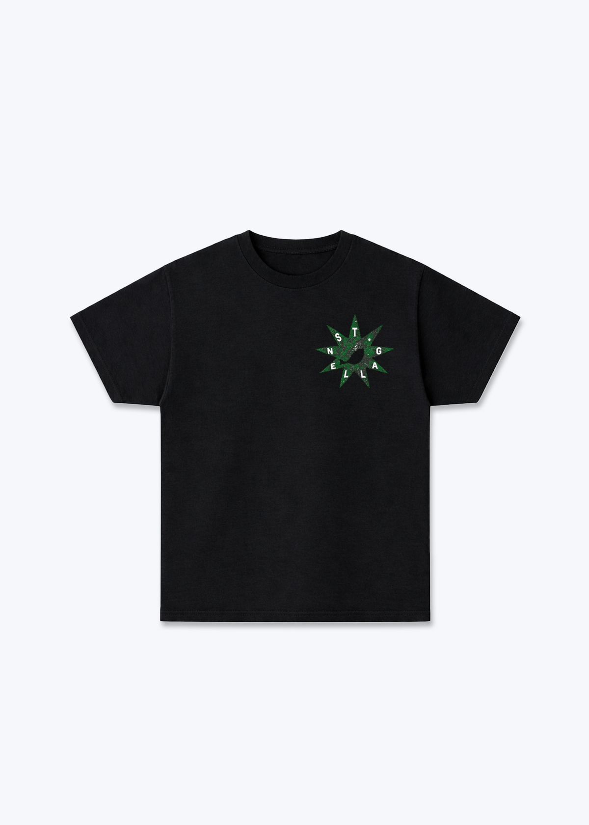 St.Gallen Eye Basic T-Shirt - Black Front (Designed)