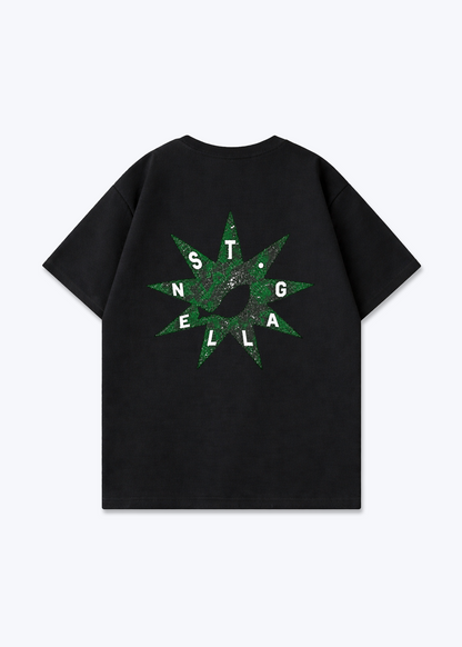 St.Gallen Eye Oversized T-Shirt - Black Back (Designed)