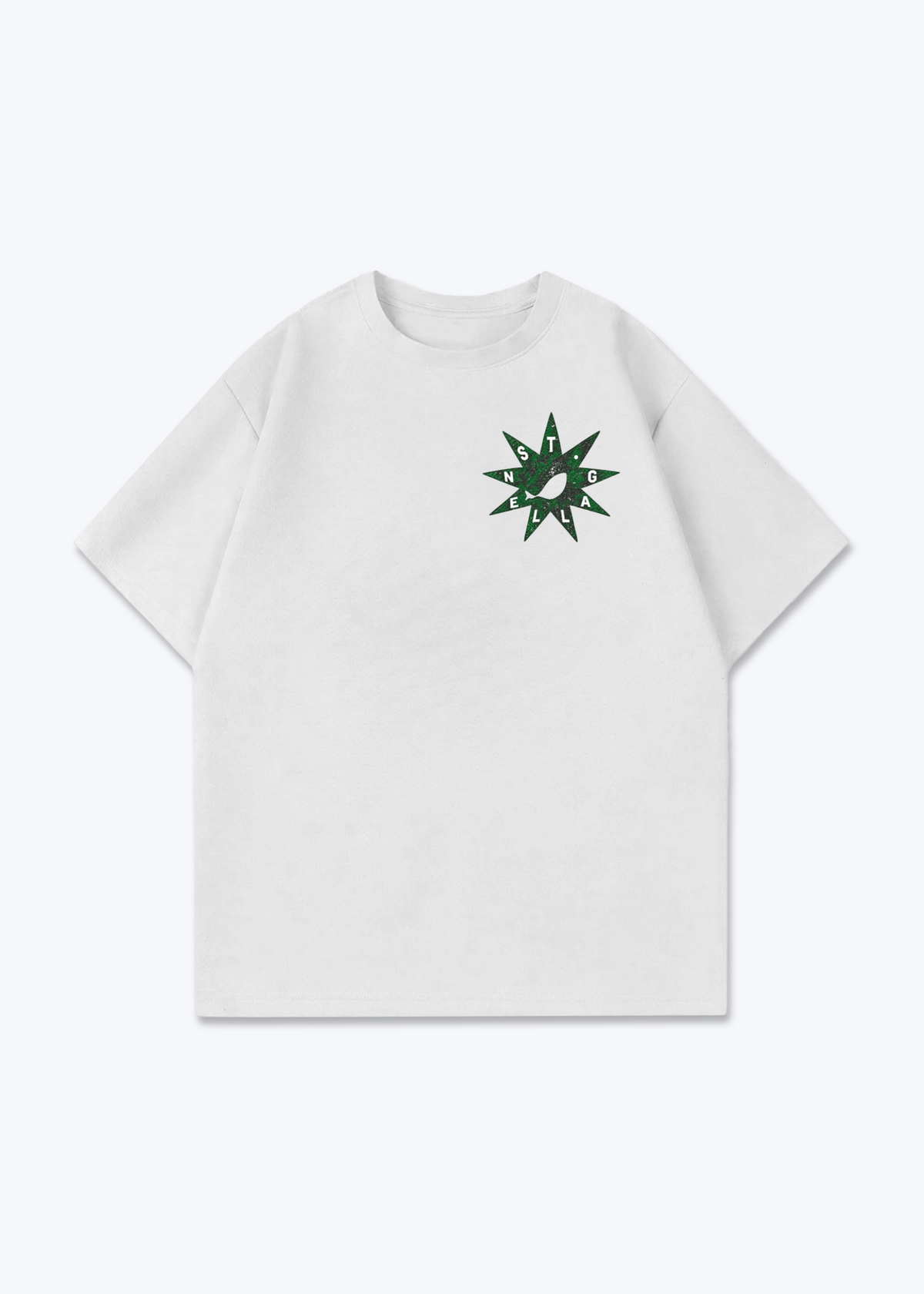 St.Gallen Eye Oversized T-Shirt - White Front (Designed)