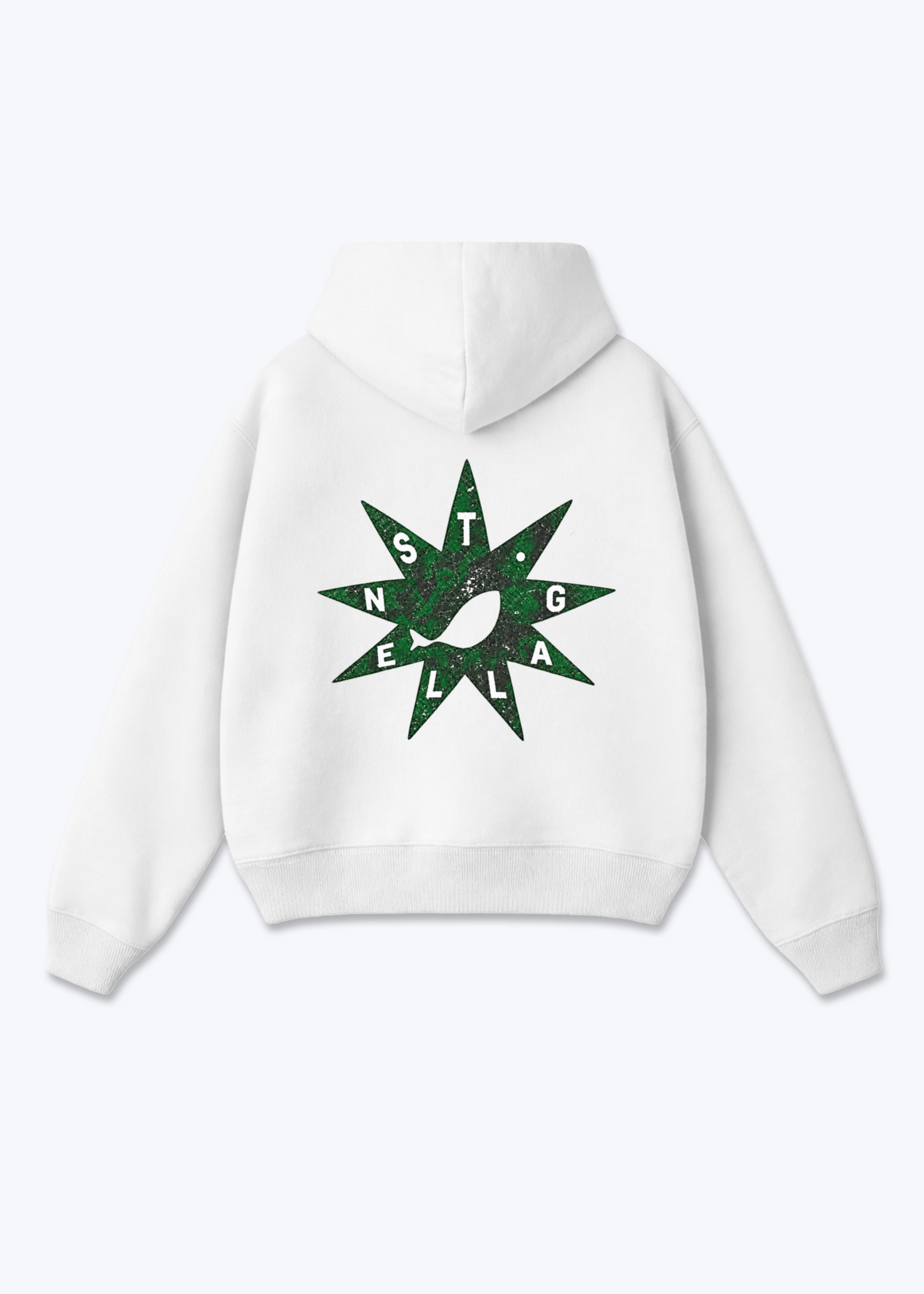 St.Gallen Eye Oversized Hoodie - White Back (Designed)