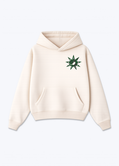 St.Gallen Eye Oversized Hoodie - Beige Front (Designed)