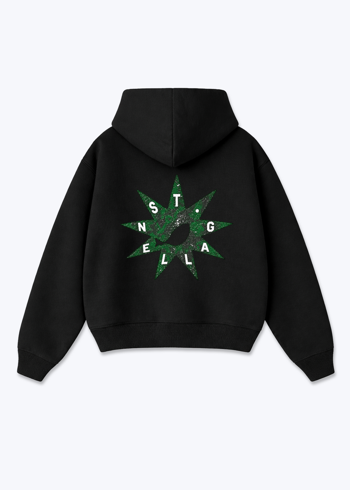 St.Gallen Eye Oversized Hoodie - Black Back (Designed)
