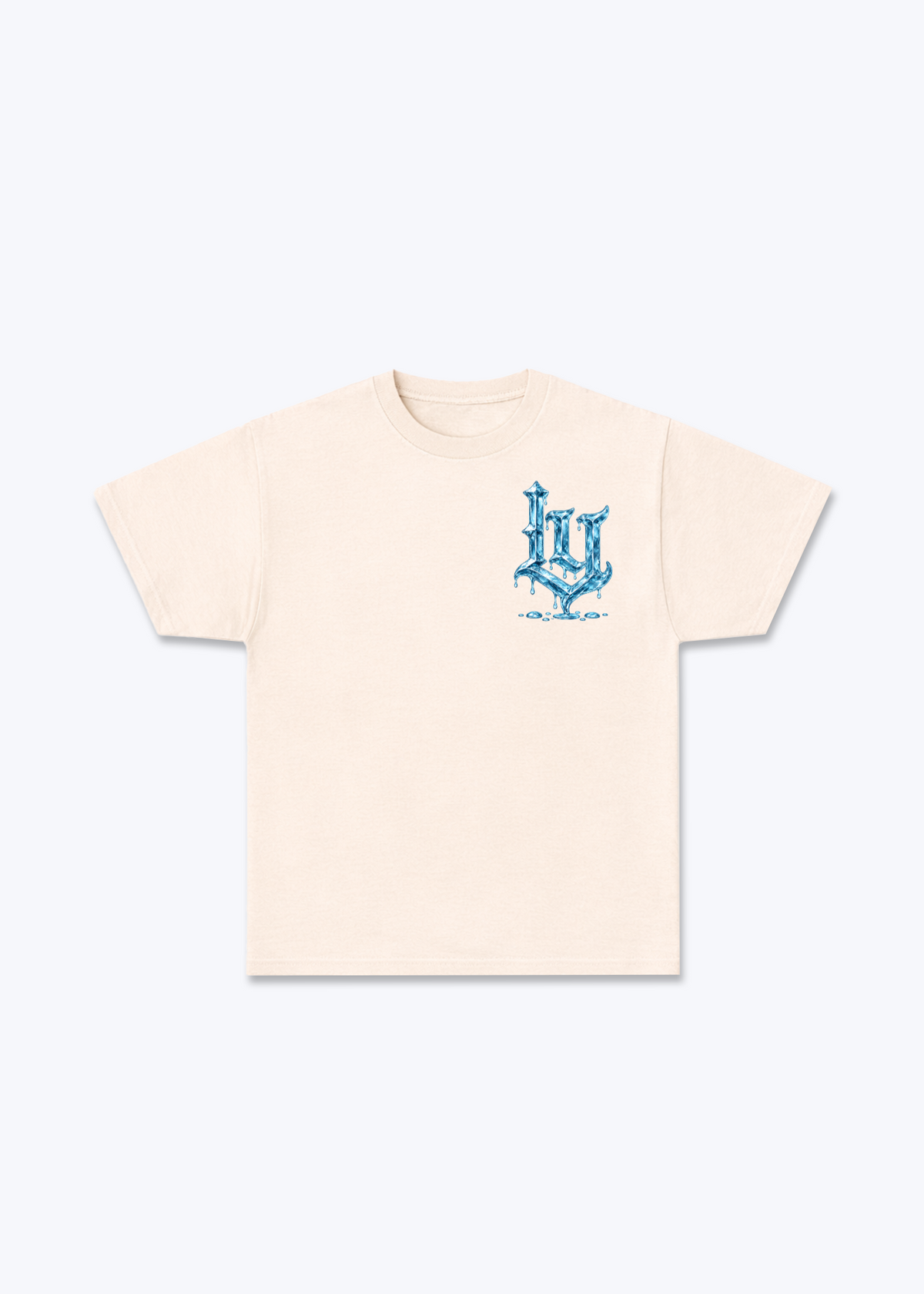 Luzern Ice Basic T-Shirt - Beige Front (Designed)