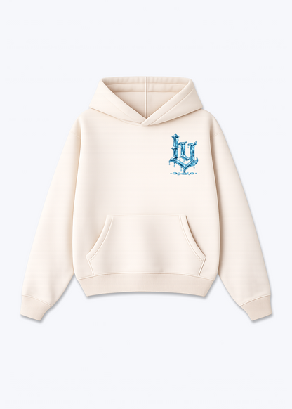 Luzern Ice Oversized Hoodie - Beige Front (Designed)