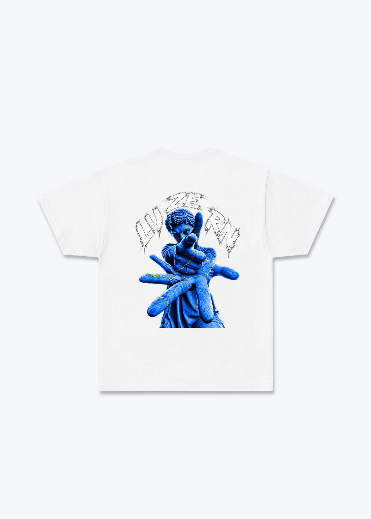 Luzern Scar Basic T-Shirt - White Back (Designed)