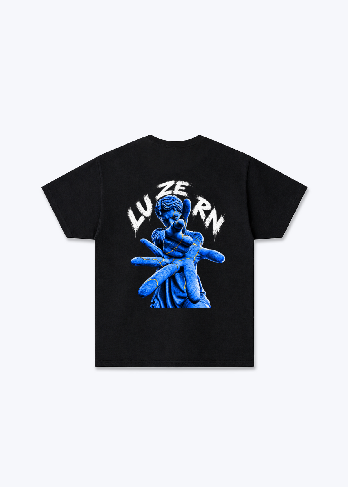 Luzern Scar Basic T-Shirt - Black Back (Designed)