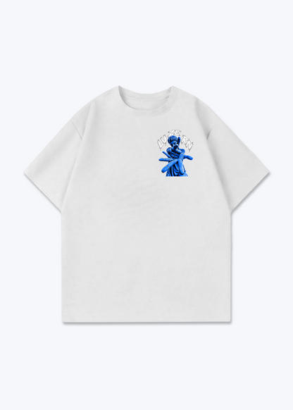 Luzern Scar Oversized T-Shirt - White Front (Designed)