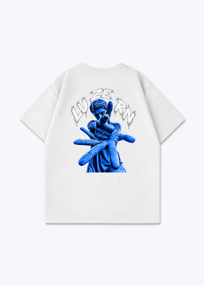 Luzern Scar Oversized T-Shirt - White Back (Designed)