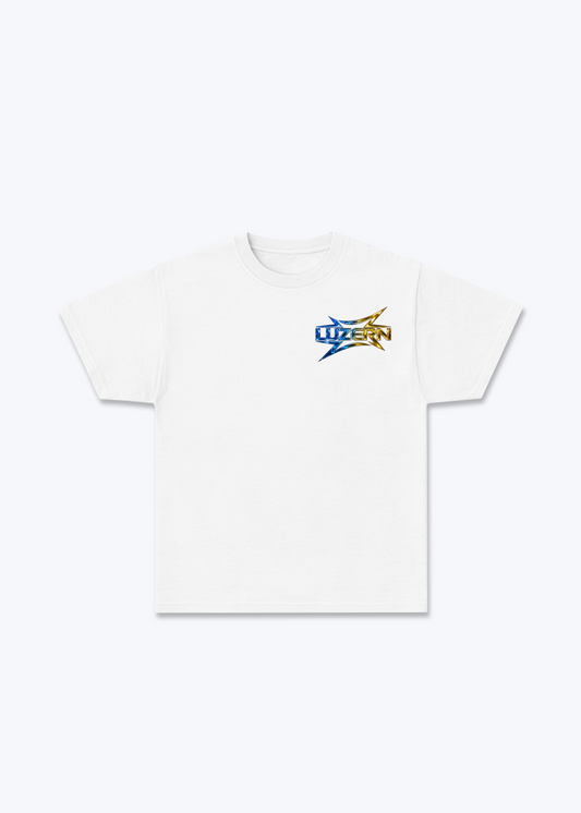 Luzern Fade Basic T-Shirt - White Front (Designed)