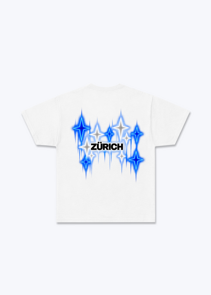 Zürich Fade Basic T-Shirt - White Back (Designed)