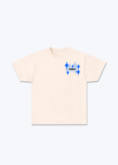 Zürich Fade Basic T-Shirt - Beige Front (Designed)