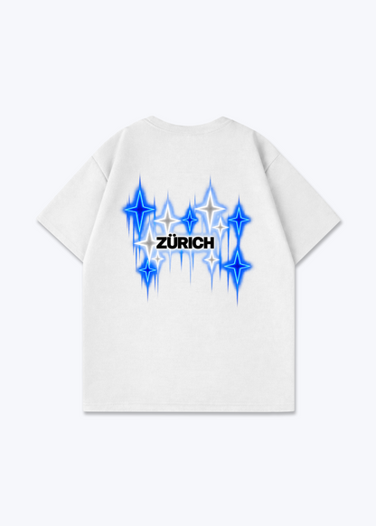 Zürich Fade Oversized T-Shirt - White Back (Designed)