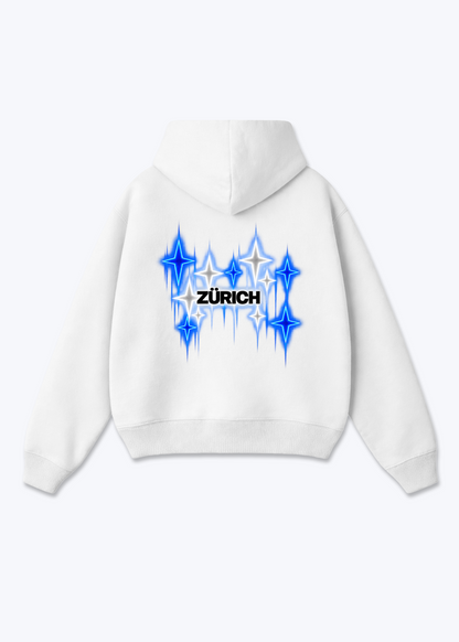 Zürich Fade Oversized Hoodie - White Back (Designed)