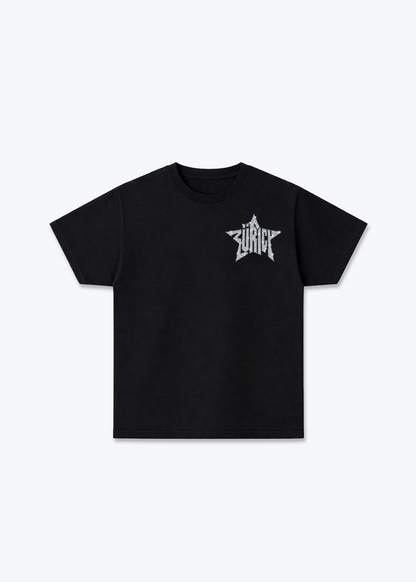 Zürich Iced Basic T-Shirt - Black Front (Designed)