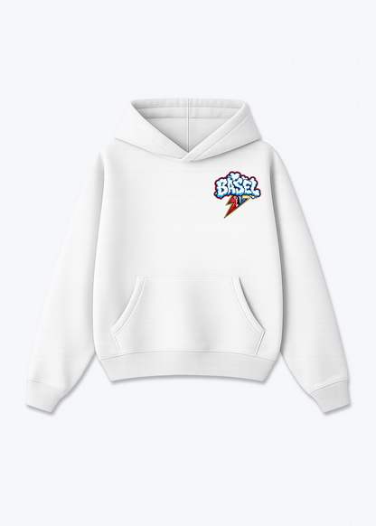 Basel Cloud Oversized Hoodie - White Front (Designed)