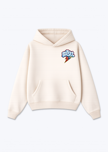 Basel Cloud Oversized Hoodie - Beige Front (Designed)