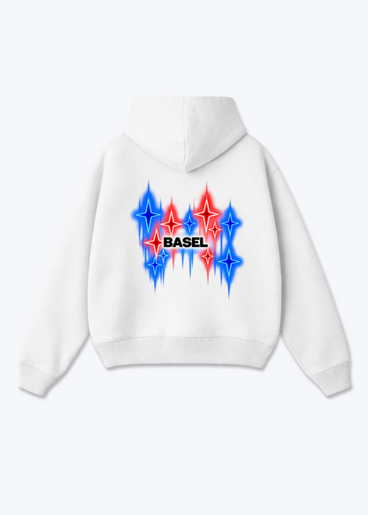 Basel Fade Oversized Hoodie - White Back (Designed)