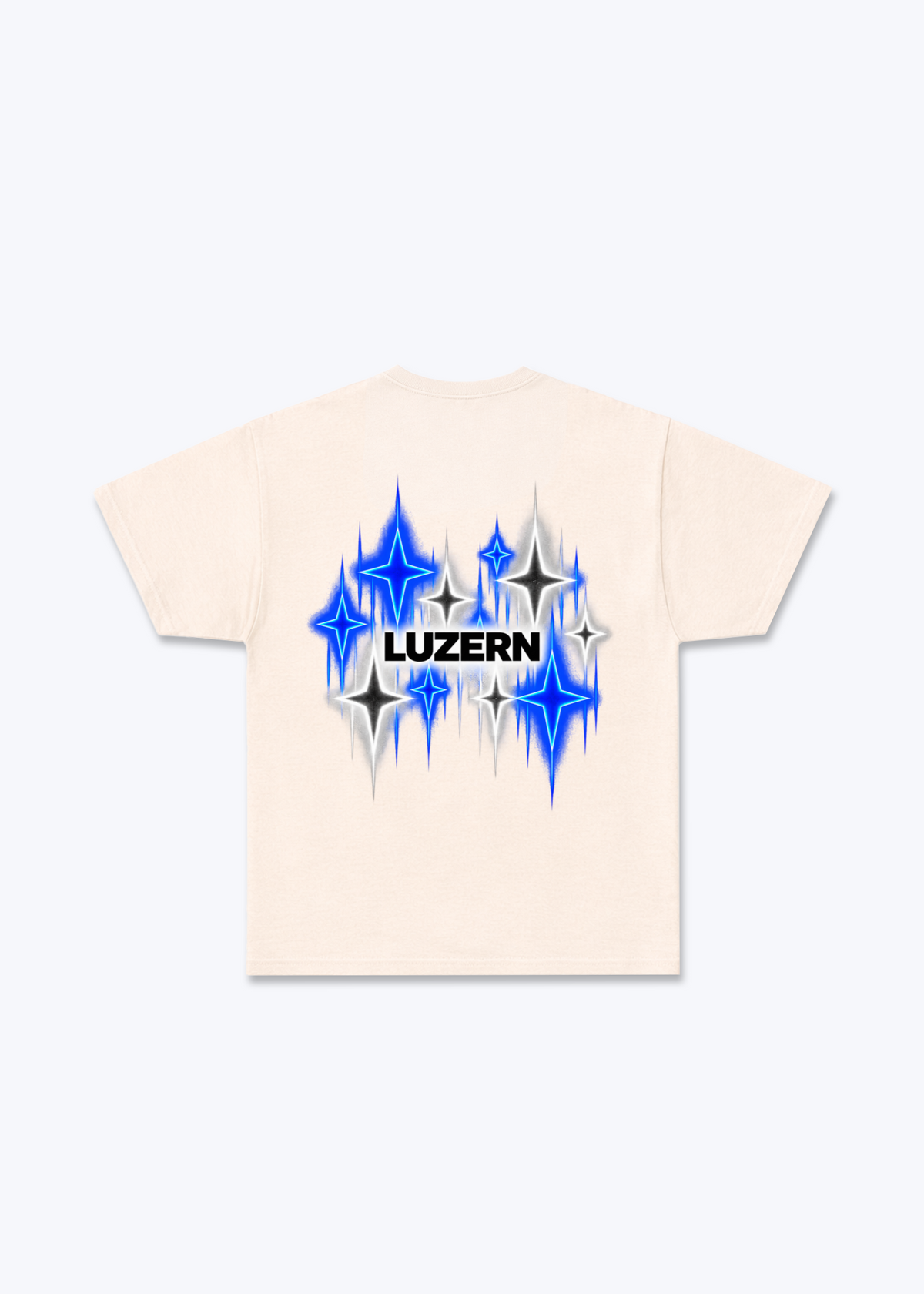 Luzern Stars Basic T-Shirt - Beige Back (Designed)