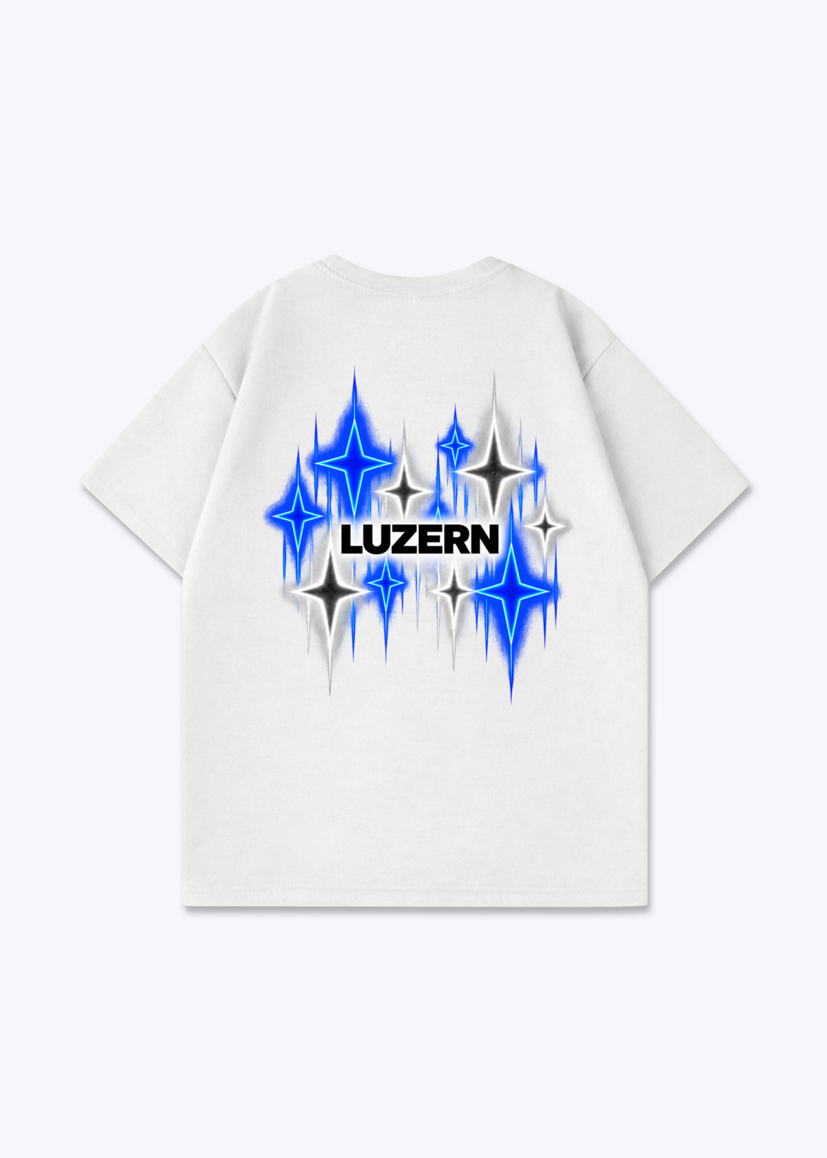 Luzern Stars Oversized T-Shirt - White Back (Designed)