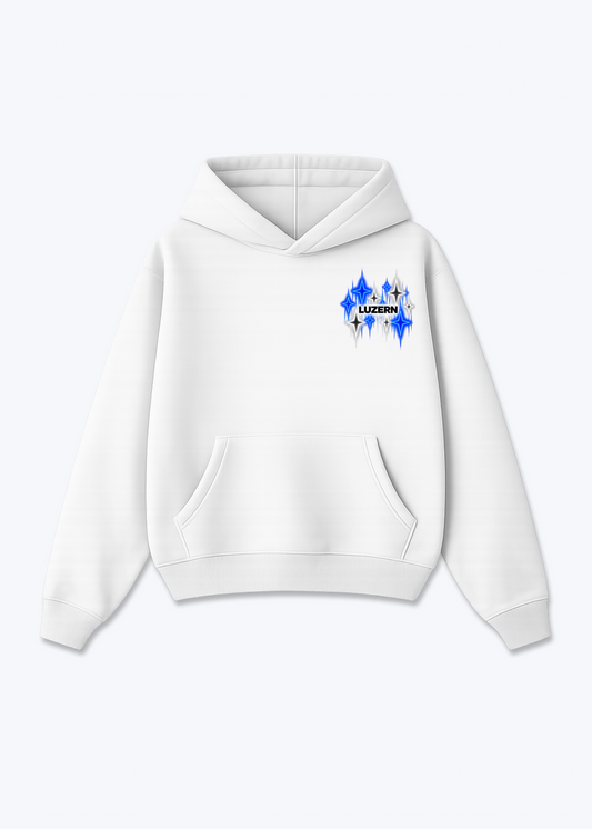 Luzern Stars Oversized Hoodie - White Front (Designed)