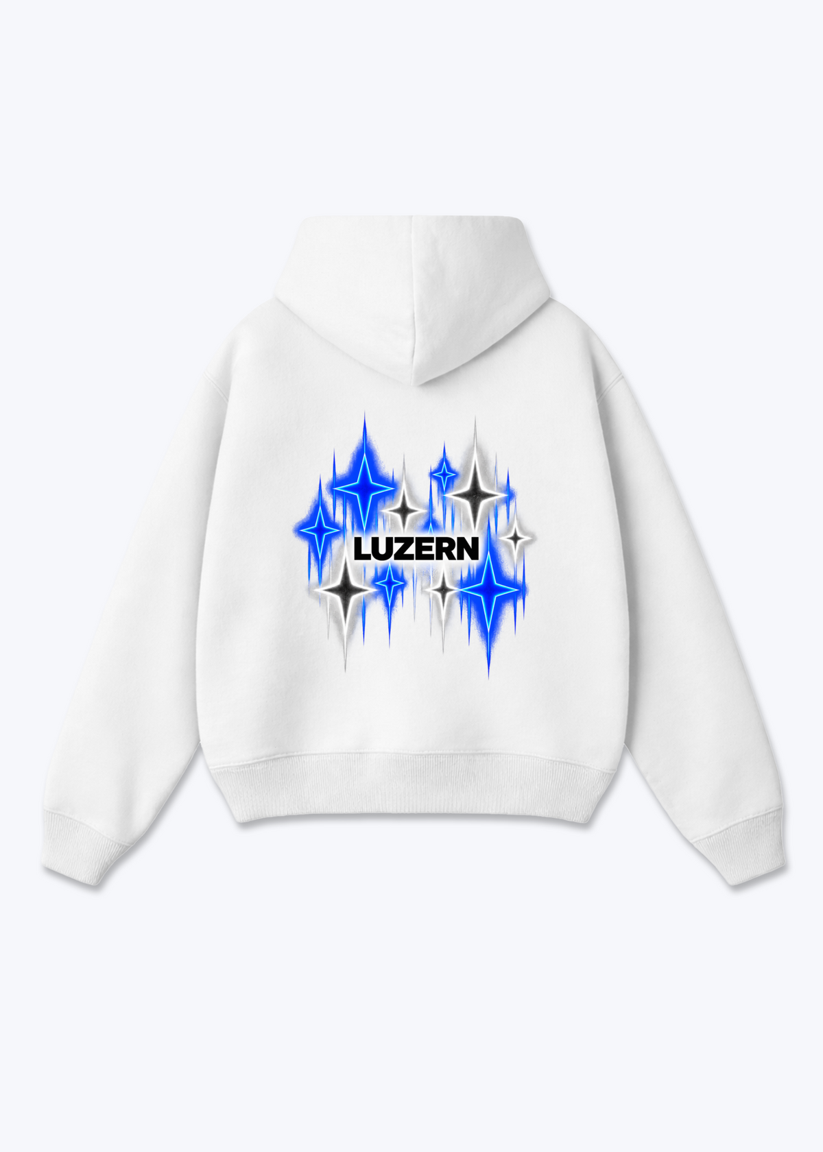 Luzern Stars Oversized Hoodie - White Back (Designed)