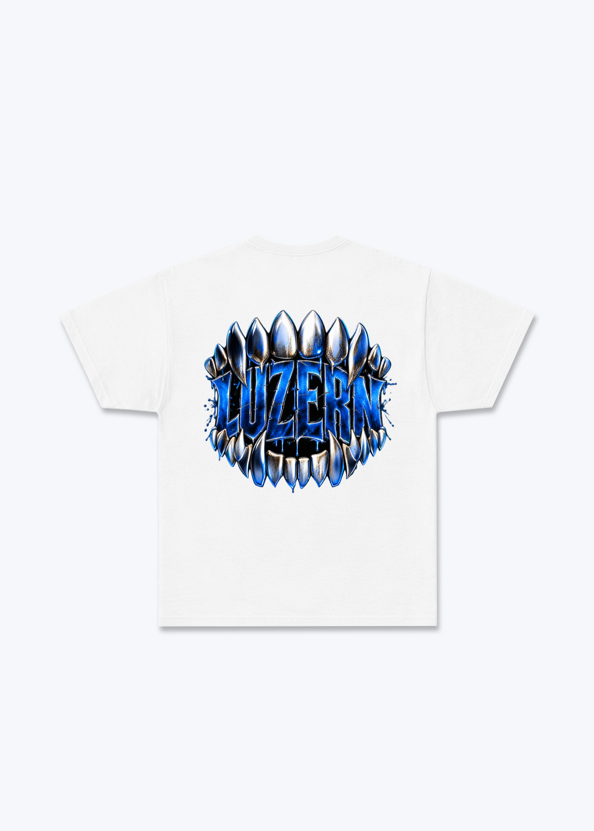 Luzern Bite Basic T-Shirt - White Back (Designed)