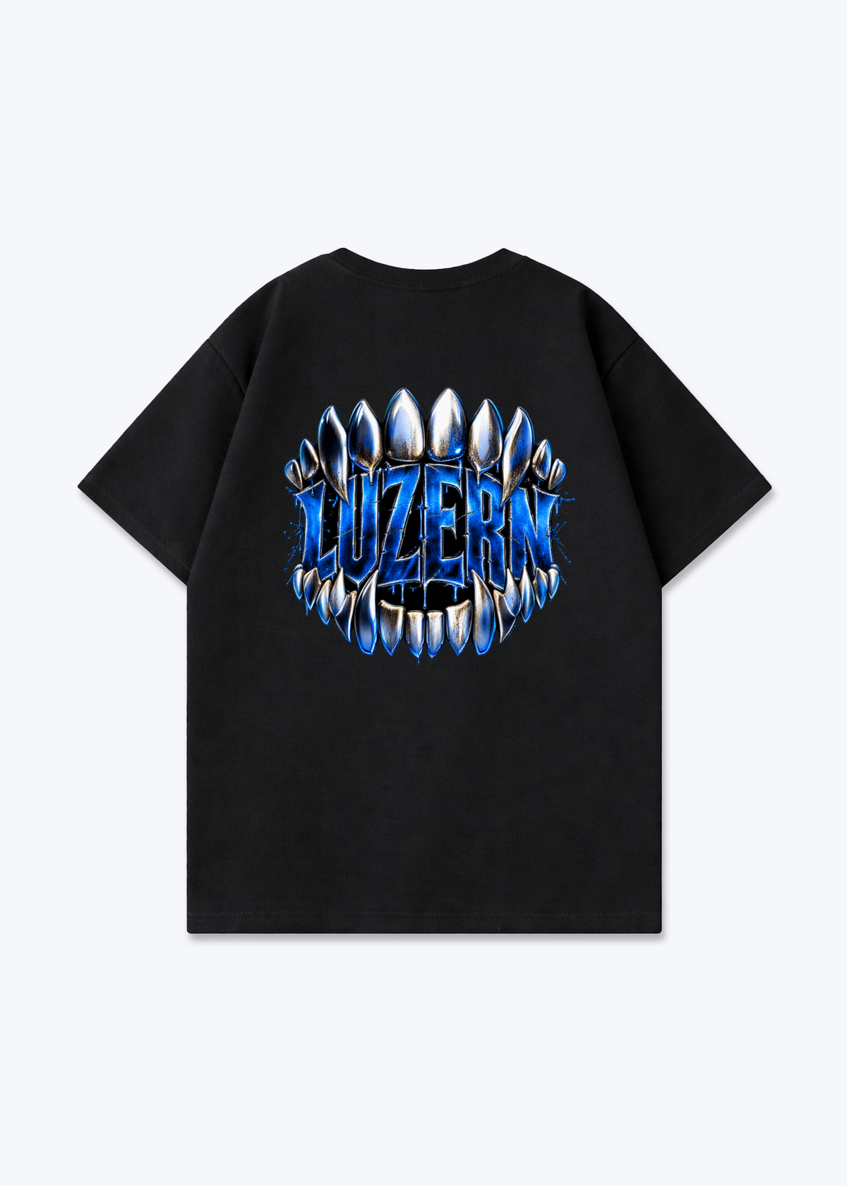 Luzern Bite Oversized T-Shirt - Black Back (Designed)