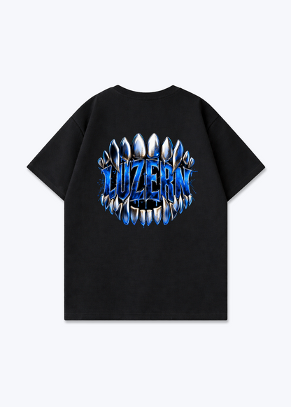 Luzern Bite Oversized T-Shirt - Black Back (Designed)