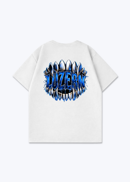 Luzern Bite Oversized T-Shirt - White Back (Designed)