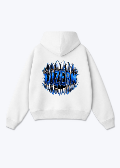 Luzern Bite Oversized Hoodie - White Back (Designed)