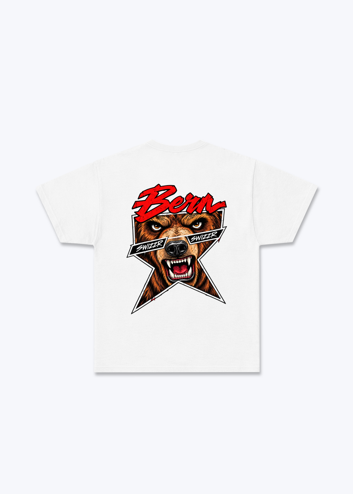 Bern Comic Basic T-Shirt - White Back (Designed)