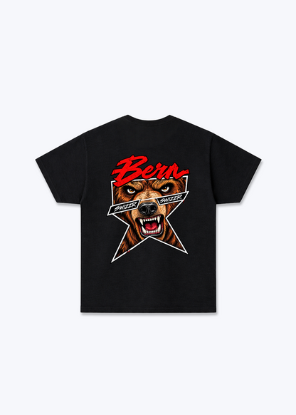 Bern Comic Basic T-Shirt - Black Back (Designed)