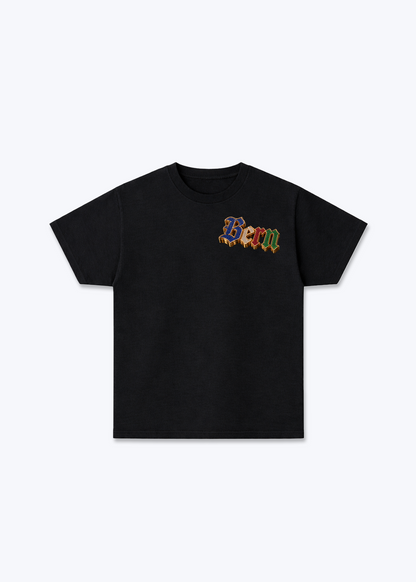 Bern Diamonds Basic T-Shirt - Black Front (Designed)