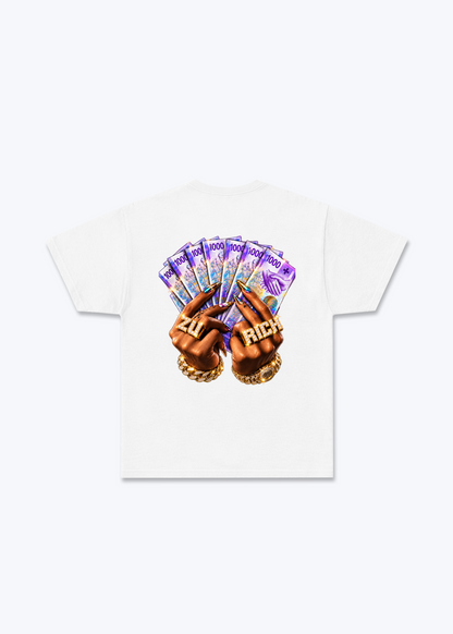 Zürich Franc Basic T-Shirt - White Back (Designed)