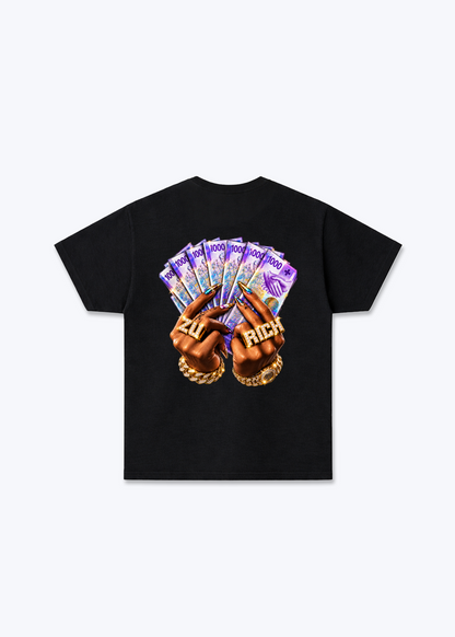 Zürich Franc Basic T-Shirt - Black Back (Designed)