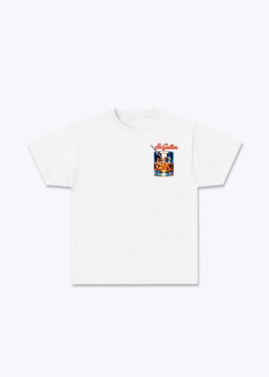 St.Gallen Drink Basic T-Shirt - White Front (Designed)