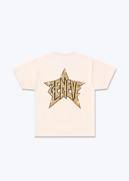Gèneve Star Basic T-Shirt - Beige Back (Designed)