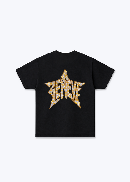 Gèneve Star Basic T-Shirt - Black Back (Designed)
