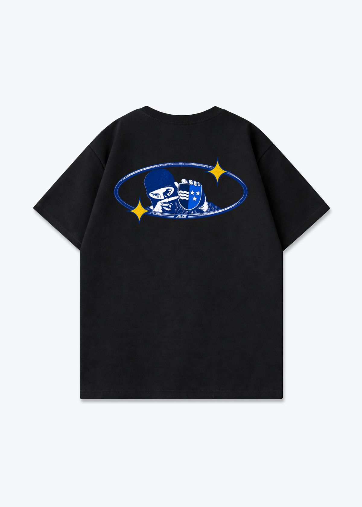 Aargau Bandit Oversized T-Shirt - Black Back (Designed)