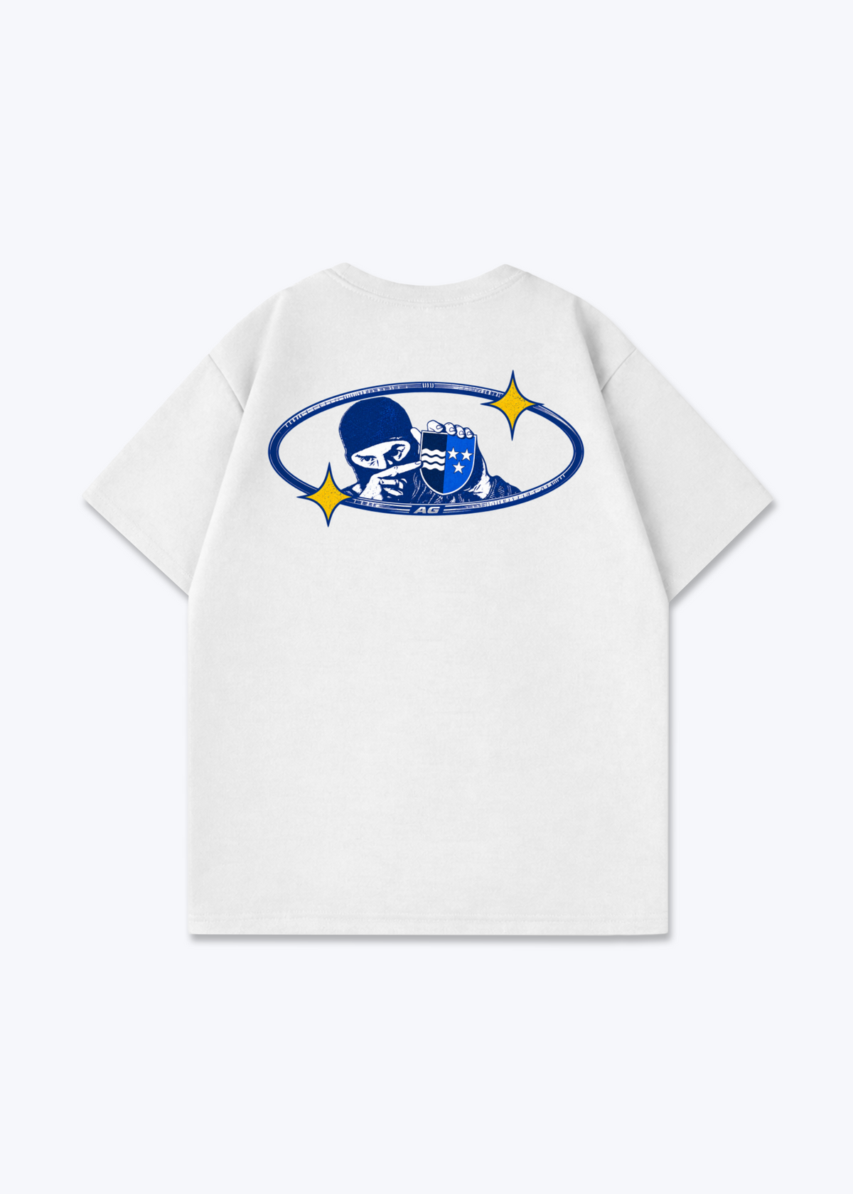 Aargau Bandit Oversized T-Shirt - White Back (Designed)