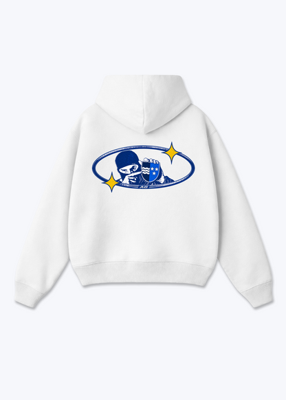 Aargau Bandit Oversized Hoodie - White Back (Designed)