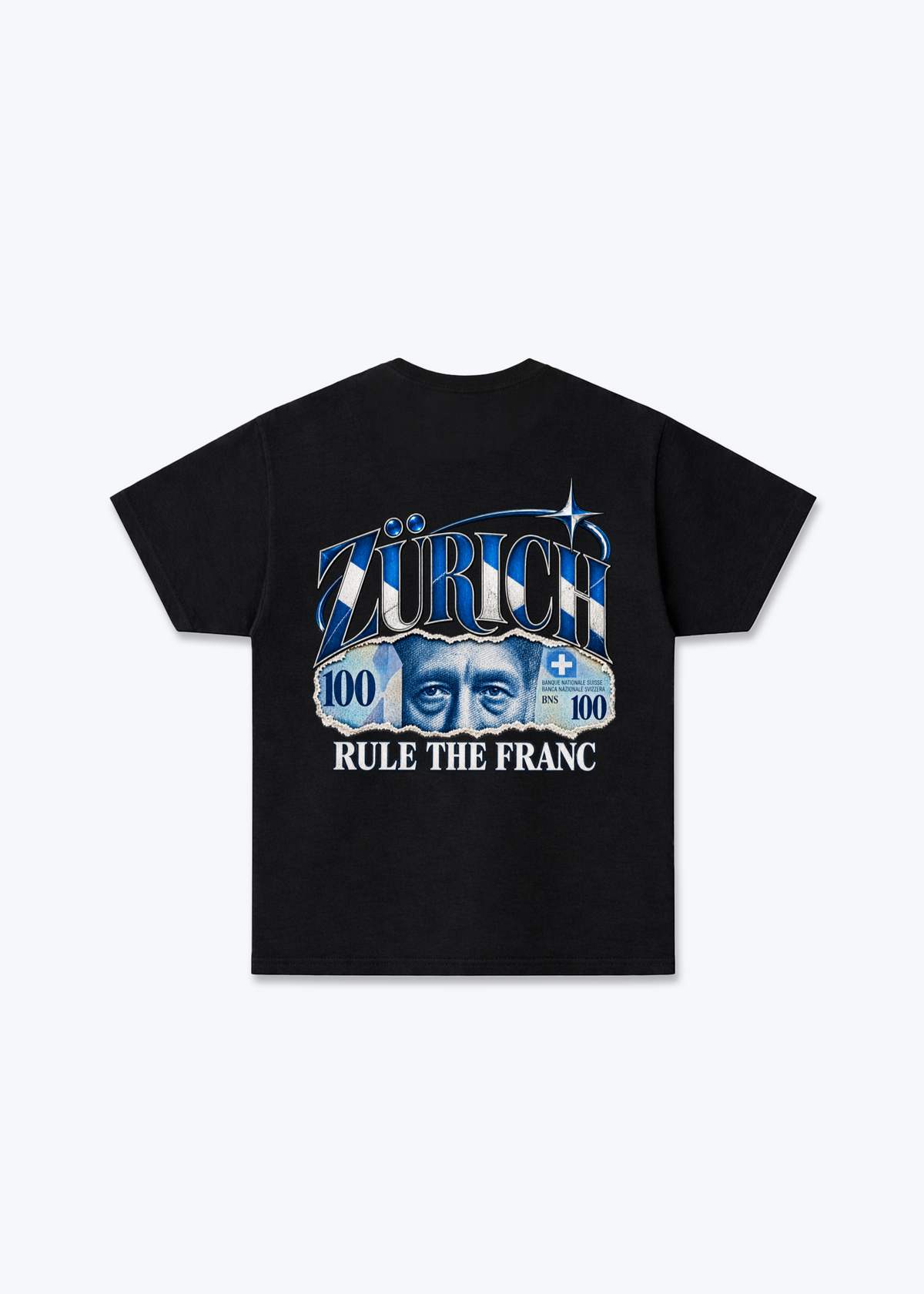 Zürich Rule Basic T-Shirt - Black Back (Designed)