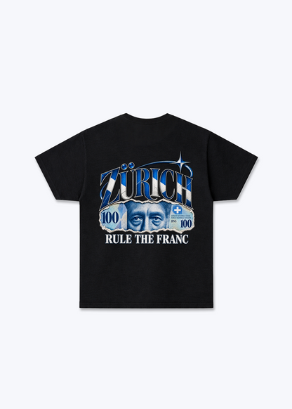 Zürich Rule Basic T-Shirt - Black Back (Designed)
