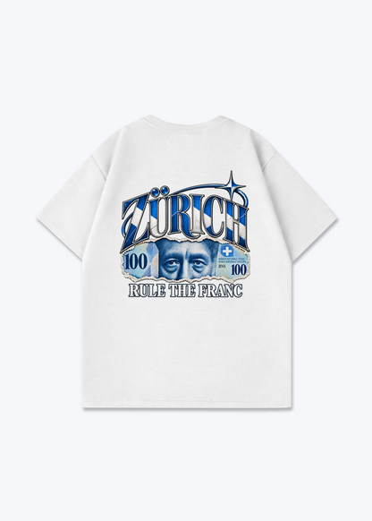 Zürich Rule Oversized T-Shirt - White Back (Designed)