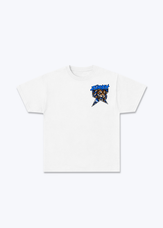 Zürich Lion Basic T-Shirt - White Front (Designed)